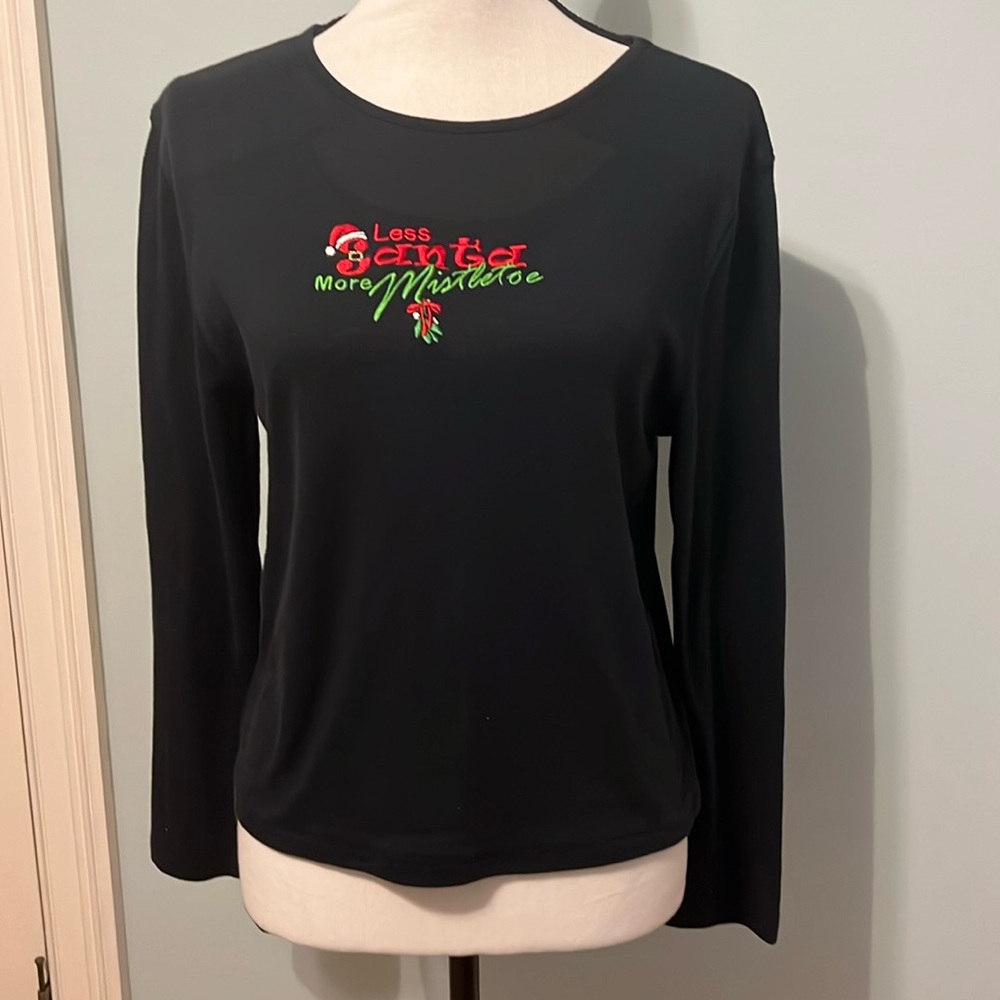 No Brand Name Christmas Blouse